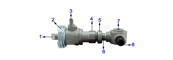 插入式超聲波流量計(jì)實(shí)物圖