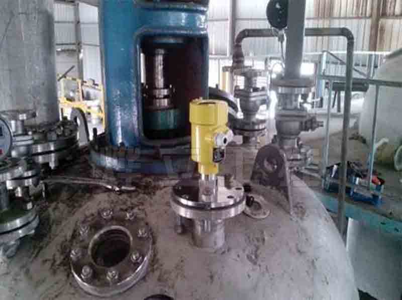 燁立雷達液位計現場安裝